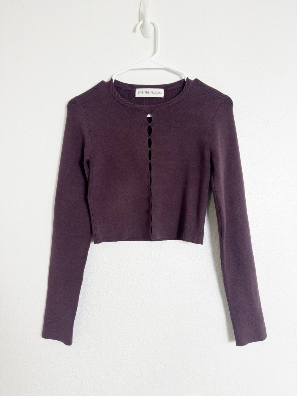 Live The Process silk blend sweater